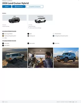 Toyota catalogue in Calgary | Land Cruiser | 2026-03-11T00:00:00.000Z - 2027-01-31T00:00:00.000Z