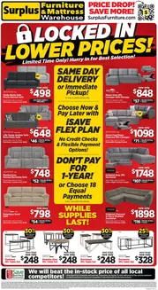Surplus Furniture catalogue in Ottawa | Price drop save more  | 2026-04-07T00:00:00.000Z - 2026-04-19T00:00:00.000Z