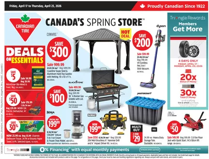 Canadian Tire catalogue in Montreal | Discover attractive offers | 2026-04-16T00:00:00.000Z - 2026-04-22T00:00:00.000Z