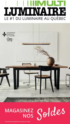 Multi Luminaire catalogue in Brome Lake | Magasinez Nos Soldes | 2025-01-13T00:00:00.000Z - 2025-07-08T00:00:00.000Z