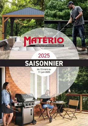 Matério catalogue in Saint-Jérôme | 2025 SAISONNIER | 2025-04-17T00:00:00.000Z - 2025-06-11T00:00:00.000Z