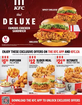 KFC catalogue in Wabana NL | KFC FAMOUS CHICKEN SANDWICH | 2025-04-22T00:00:00.000Z - 2025-06-22T00:00:00.000Z