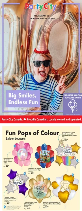 Party City catalogue in Mississauga | Big Smiles, Endless Fun | 2025-04-25T00:00:00.000Z - 2025-08-28T00:00:00.000Z