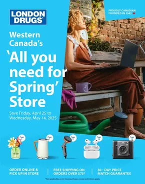 London Drugs catalogue in Surrey | London Drugs Weekly ad | 2025-04-25T00:00:00.000Z - 2025-05-26T00:00:00.000Z