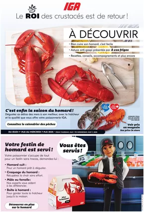 IGA catalogue in Shawinigan | Great offer for bargain hunters | 2025-05-01T00:00:00.000Z - 2025-05-28T00:00:00.000Z
