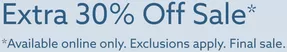 Extra 30% Off Sale