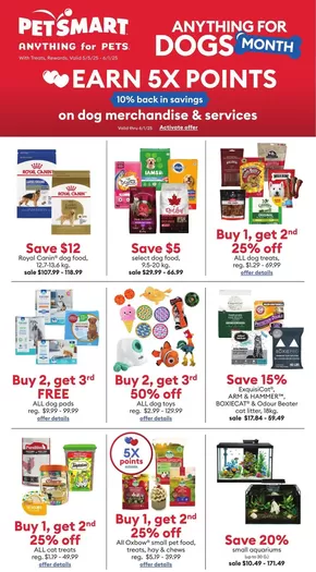 Petsmart catalogue in London | Petsmart Weekly ad | 2025-05-05T00:00:00.000Z - 2025-06-01T00:00:00.000Z