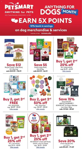 Petsmart catalogue in London | Petsmart weekly flyer | 2025-05-05T00:00:00.000Z - 2025-06-01T00:00:00.000Z