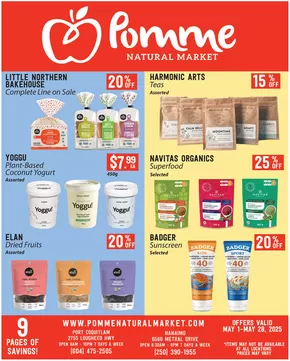 Pomme Natural Market catalogue in Nanaimo | Month Long Savings | 2025-05-06T00:00:00.000Z - 2025-05-28T00:00:00.000Z