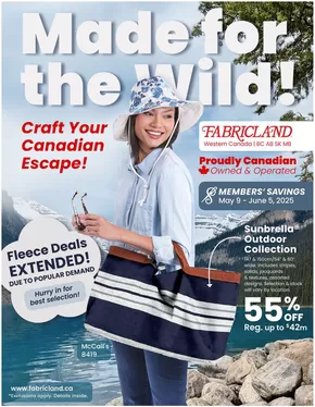 Fabricland catalogue in Calgary | West Flyer | 2025-05-09T00:00:00.000Z - 2025-06-05T00:00:00.000Z