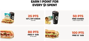 Quiznos catalogue in Sherbrooke QC | Current deals and offers | 2025-05-12T00:00:00.000Z - 2025-06-12T00:00:00.000Z