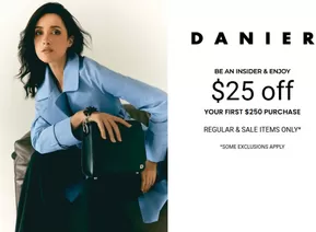 Danier catalogue in Balzac | $25 off YOUR FIRST $250 PURCHASE | 2025-05-13T00:00:00.000Z - 2025-06-13T00:00:00.000Z