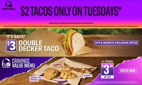 Taco Bell catalogue in Sainte-Thérèse | Amazing Discounts | 2025-05-14T00:00:00.000Z - 2025-06-16T00:00:00.000Z