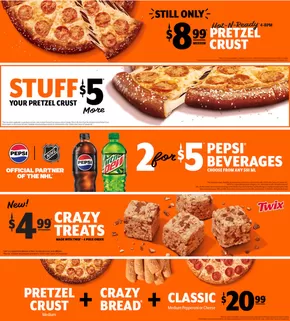 Little Caesars catalogue in Sainte-Thérèse | Menu and Prices | 2025-05-14T00:00:00.000Z - 2025-05-28T00:00:00.000Z