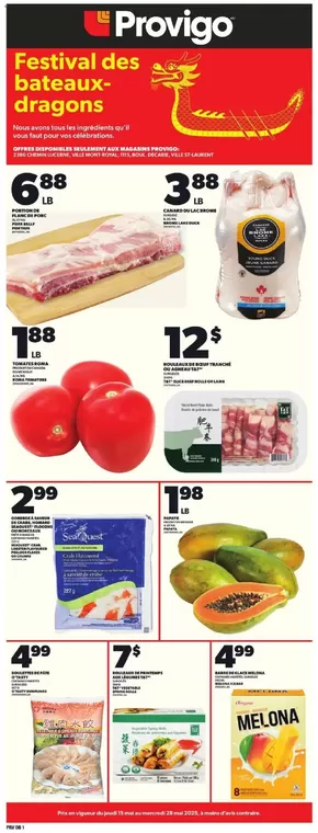 Provigo catalogue in Prévost | Save now with our deals | 2025-05-15T00:00:00.000Z - 2025-05-28T00:00:00.000Z