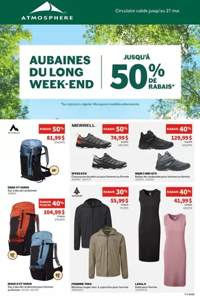 Atmosphere catalogue in Mont-Saint-Hilaire | Jusqu'à 50% De Rabais | 2025-05-14T00:00:00.000Z - 2025-05-27T00:00:00.000Z