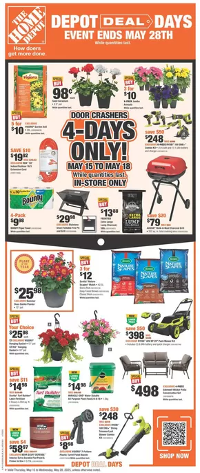 Home Depot catalogue in Brockville | Weekly Flyer | 2025-05-15T00:00:00.000Z - 2025-05-28T00:00:00.000Z