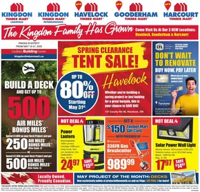 Timber Mart catalogue in Pembroke | Spring Clearance Tent Sale | 2025-05-16T00:00:00.000Z - 2025-05-27T00:00:00.000Z