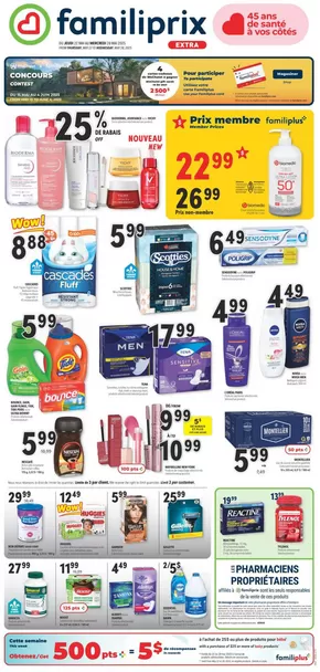 Familiprix catalogue in Drummondville | Top deals and discounts | 2025-05-22T00:00:00.000Z - 2025-05-28T00:00:00.000Z