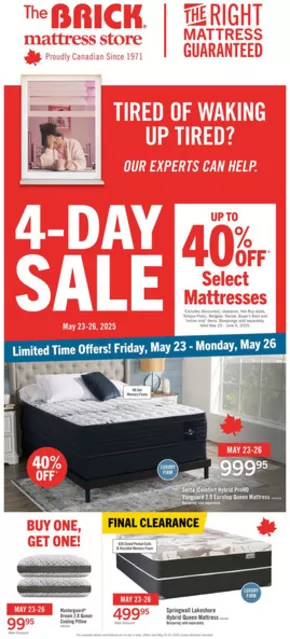 The Brick catalogue in Toronto | Brick Mattress Store | 2025-05-20T00:00:00.000Z - 2025-06-05T00:00:00.000Z