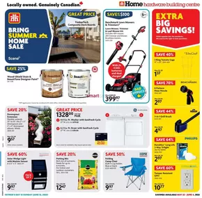 Home Hardware catalogue in Sherbrooke QC | Discounts and promotions | 2025-05-22T00:00:00.000Z - 2025-06-04T00:00:00.000Z