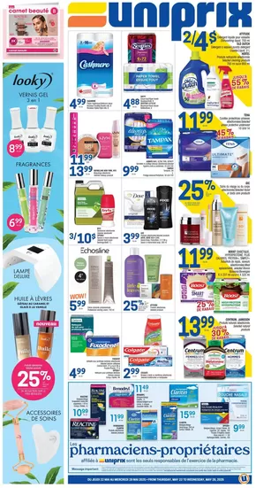Uniprix catalogue in Drummondville | Uniprix Weekly ad | 2025-05-22T00:00:00.000Z - 2025-05-28T00:00:00.000Z