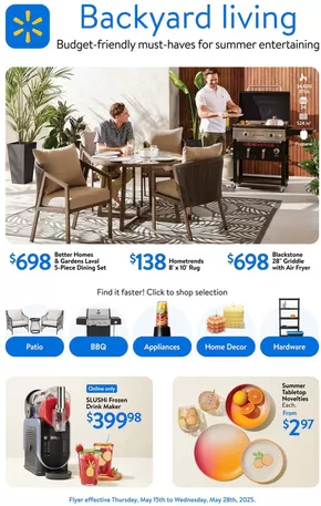 Walmart catalogue | Our best deals for you | 2025-05-15T00:00:00.000Z - 2025-05-28T00:00:00.000Z