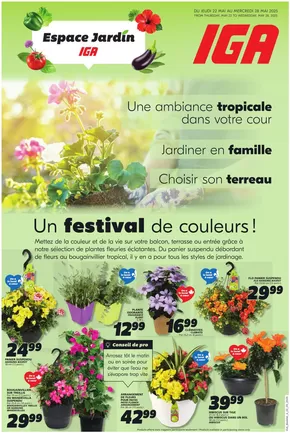 IGA catalogue in Beauharnois | Our best bargains | 2025-05-22T00:00:00.000Z - 2025-05-28T00:00:00.000Z