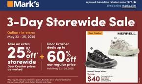 Mark's catalogue in White Rock | Amazing Deals | 2025-05-22T00:00:00.000Z - 2025-05-28T00:00:00.000Z