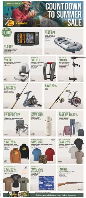 Cabela's catalogue in Regina | Countdown To Summer Sale | 2025-05-22T00:00:00.000Z - 2025-06-04T00:00:00.000Z