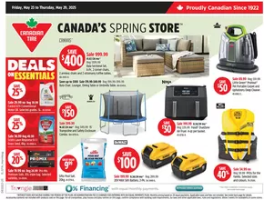 Canadian Tire catalogue in Vaughan | Top deals for all customers | 2025-05-23T00:00:00.000Z - 2025-05-29T00:00:00.000Z
