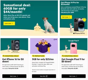 Current deals and offers
