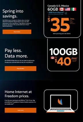 Freedom Mobile catalogue in Edmonton | Current deals and offers | 2025-05-23T00:00:00.000Z - 2025-06-23T00:00:00.000Z