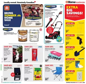 Home Hardware catalogue in Sherbrooke QC | Our best deals for you | 2025-05-22T00:00:00.000Z - 2025-06-04T00:00:00.000Z