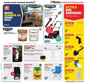 Home Hardware catalogue in Sherbrooke QC | Top offers for all bargain hunters | 2025-05-22T00:00:00.000Z - 2025-06-04T00:00:00.000Z