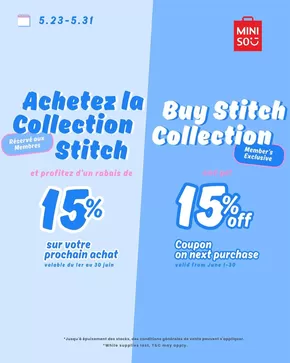 Miniso catalogue in Oshawa | 15% Off Coupon | 2025-05-26T00:00:00.000Z - 2025-05-31T00:00:00.000Z