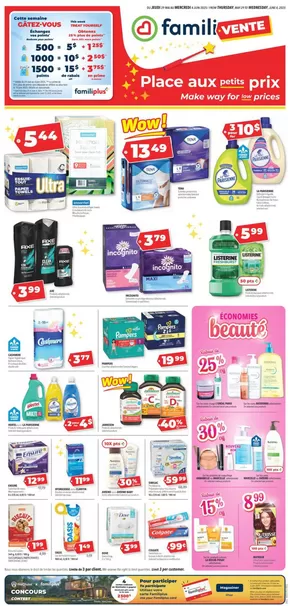 Familiprix catalogue in Saint-Césaire | Circulaire | 2025-05-29T00:00:00.000Z - 2025-06-04T00:00:00.000Z