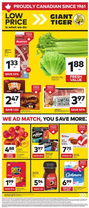 Giant Tiger catalogue in St. Catharines | Great discounts on selected products | 2025-05-28T00:00:00.000Z - 2025-06-03T00:00:00.000Z