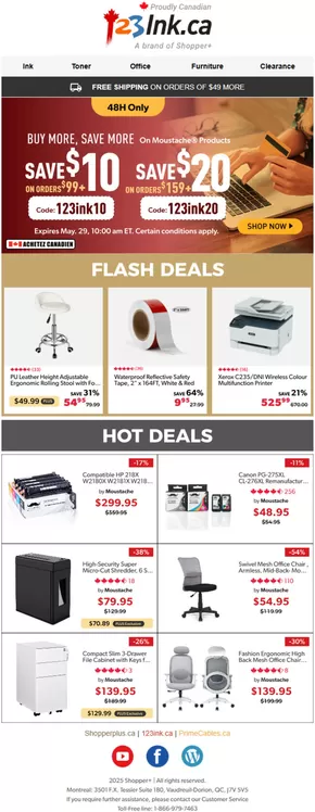 123Ink catalogue in Vernon | Hot Deals | 2025-05-28T00:00:00.000Z - 2025-05-30T00:00:00.000Z