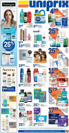 Uniprix catalogue in Ottawa | Uniprix Weekly ad | 2025-05-29T00:00:00.000Z - 2025-06-04T00:00:00.000Z