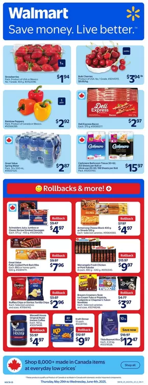 Walmart catalogue in Stratford | Walmart flyer | 2025-05-29T00:00:00.000Z - 2025-06-04T00:00:00.000Z