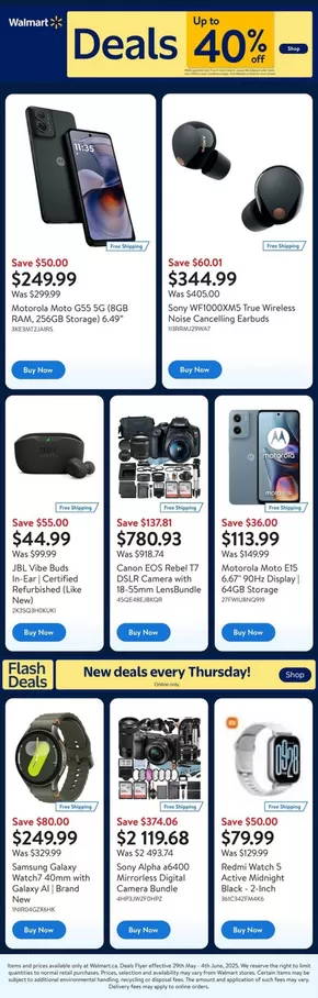 Walmart catalogue in Stratford | Top offers for all bargain hunters | 2025-05-29T00:00:00.000Z - 2025-06-04T00:00:00.000Z