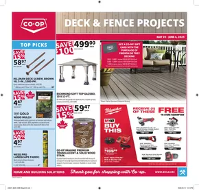 Co-op Home Centre catalogue in Wadena | Deck & Fence Projects | 2025-05-29T00:00:00.000Z - 2025-06-04T00:00:00.000Z