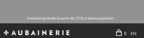 Aubainerie catalogue in Saint-Hyacinthe | Livraison gratuite à partir de 75 $ et retours gratuits | 2025-05-29T00:00:00.000Z - 2025-06-29T00:00:00.000Z