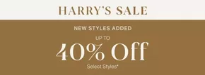 Harry Rosen catalogue in Mississauga | Up To 40% Off | 2025-05-29T00:00:00.000Z - 2025-06-29T00:00:00.000Z
