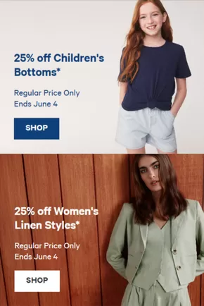 Joe Fresh catalogue in Victoria BC | 25% Off Sale | 2025-05-29T00:00:00.000Z - 2025-06-04T00:00:00.000Z