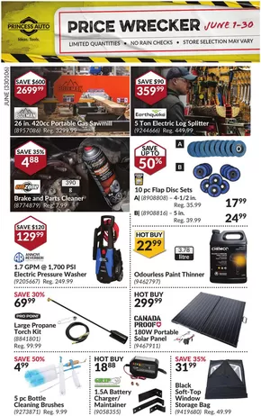Princess Auto catalogue in Lethbridge | Current bargains and offers | 2025-06-01T00:00:00.000Z - 2025-06-30T00:00:00.000Z