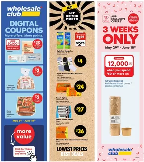 Wholesale Club catalogue in Regina | Attractive special offers for everyone | 2025-05-29T00:00:00.000Z - 2025-06-18T00:00:00.000Z