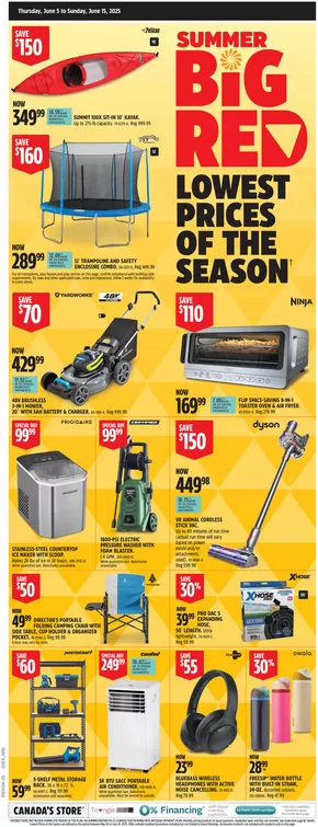 Canadian Tire catalogue in Mississauga | Canadian Tire weekly flyer | 2025-06-05T00:00:00.000Z - 2025-06-15T00:00:00.000Z