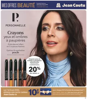 Jean Coutu catalogue in Montreal | Cosmetics Insert | 2025-06-05T00:00:00.000Z - 2025-06-11T00:00:00.000Z